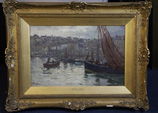 Terrick Williams RA (1860-1936) Douarnenez, Brittany 10.25 x 15.5in.